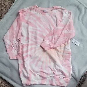 GAP Kids Pink Tie-Dye Sweatshirt, SIZE S 6-7. New With Tags